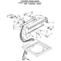 Kenmore 11092291100 control panel diagram