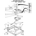 Kenmore 11092291100 machine base diagram