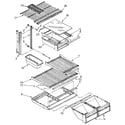 Kenmore 1069600585 shelf diagram