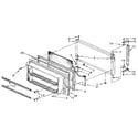 Kenmore 1069600585 freezer door diagram