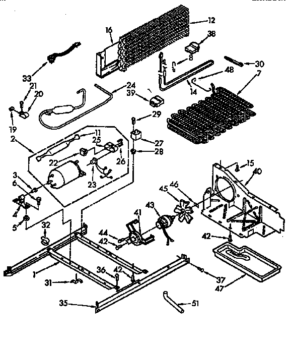 Kenmore 1069600585 unit diagram