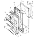 Kenmore 1069600585 refrigerator door diagram