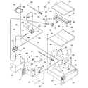 Kenmore 9113678856 broiler and oven burner section diagram