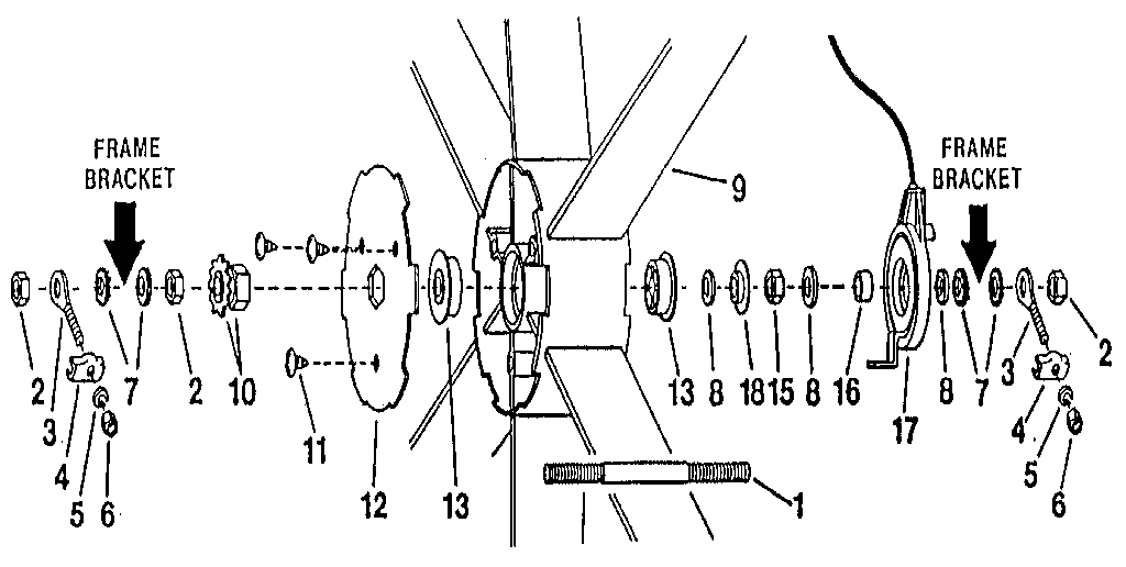 Roadmaster 9835MW fan wheel assembly diagram