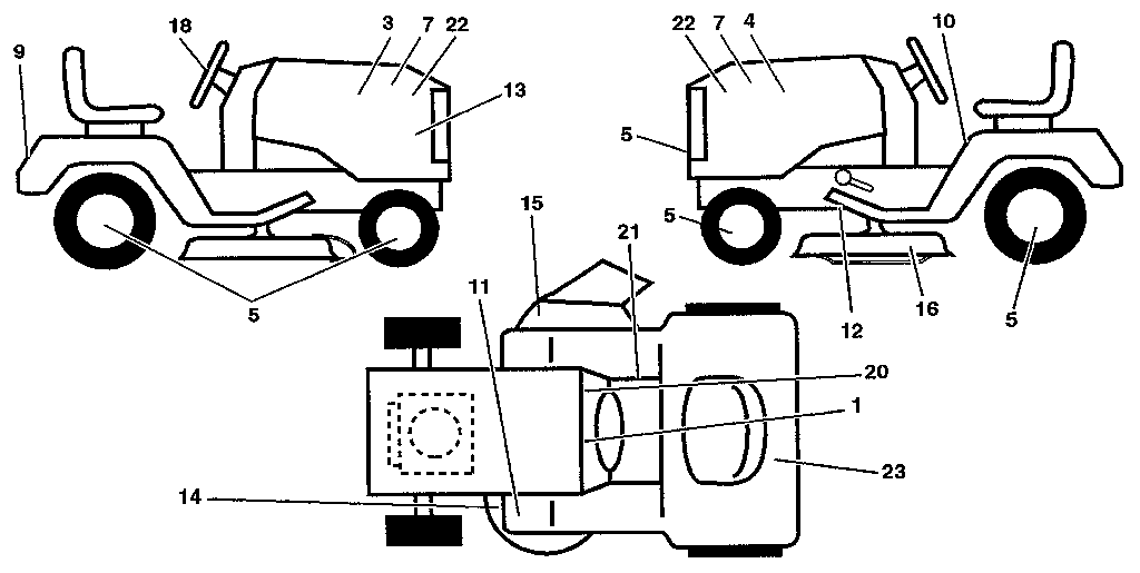 Craftsman 917255251 decals diagram