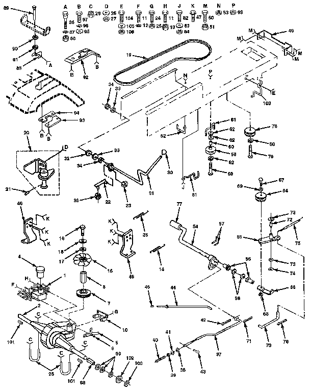 Craftsman 917255251 drive diagram