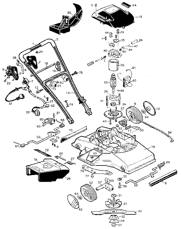 Craftsman 900370260 replacement parts diagram