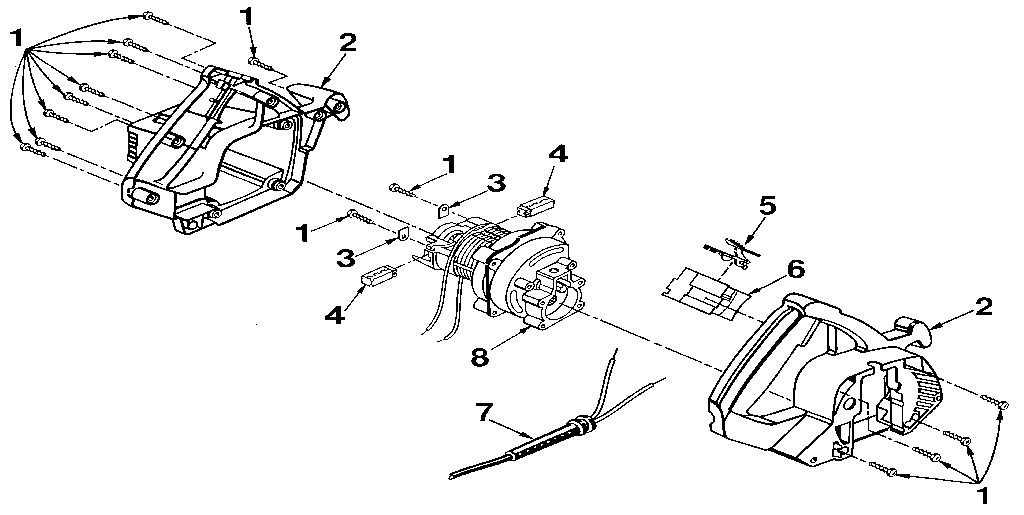 Craftsman 315108290 motor assembly diagram