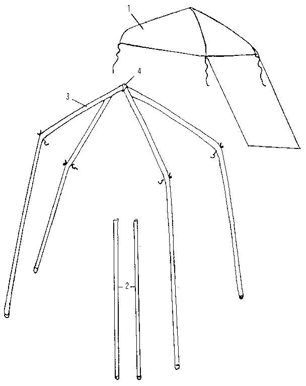 Johnson Camping 2624252 frame assembly diagram