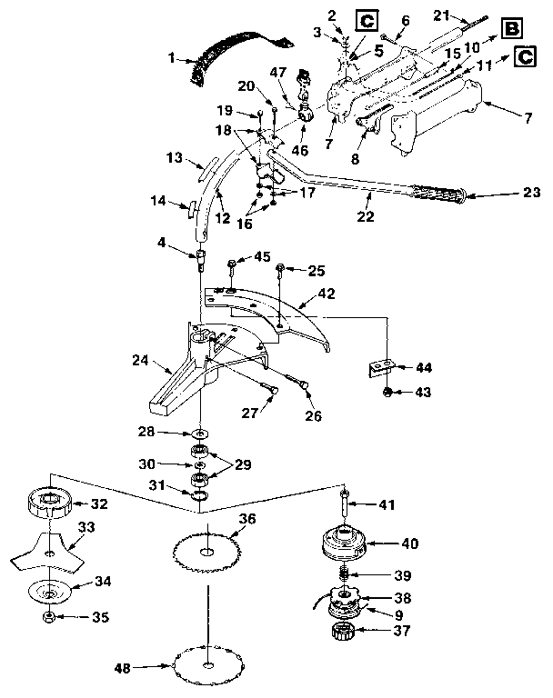 Homelite (UT-20581-2) figure 3 diagram