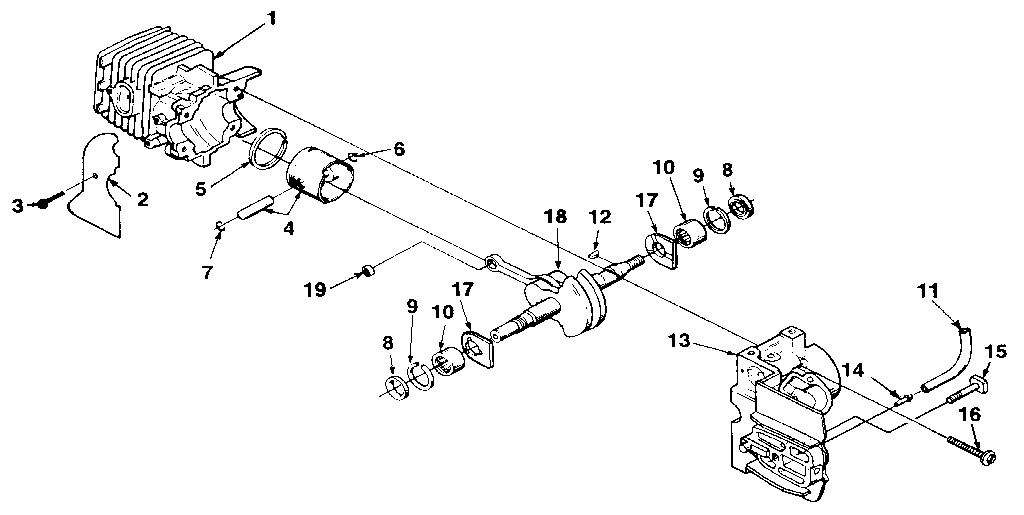Homelite XL-35229 figure 3 diagram
