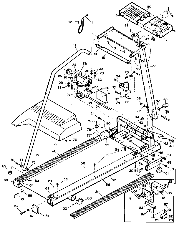 Proform PF352102 unit parts diagram