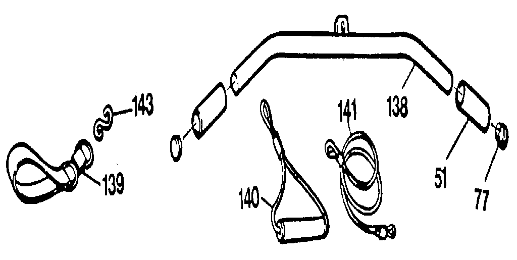 Weider E8800 accessories diagram