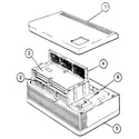 Kenmore 63583125 functional replacement parts diagram
