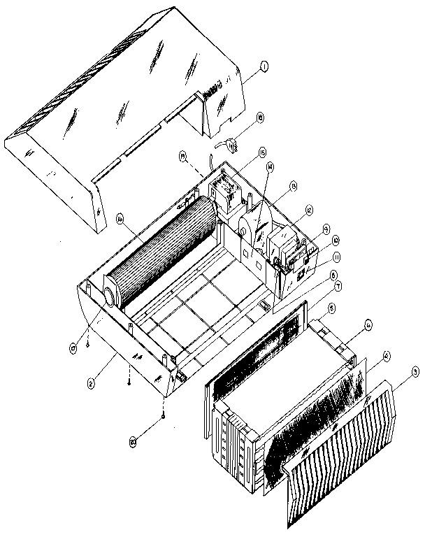 Trion EAC-10 replacement parts diagram