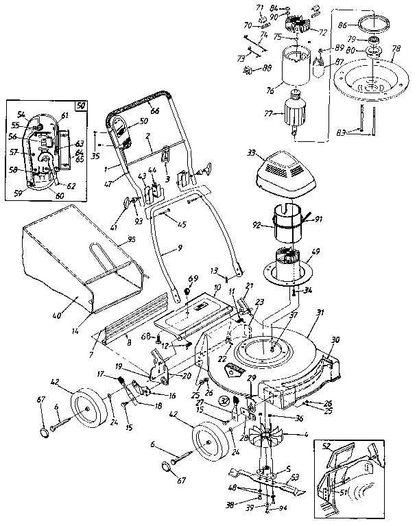 Craftsman 247370250 replacement parts diagram