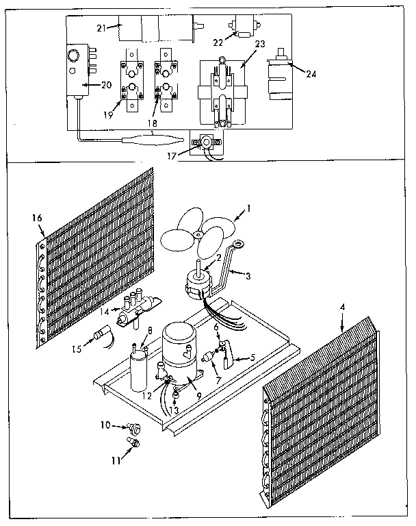 Kenmore 867821961 functional replacement parts diagram