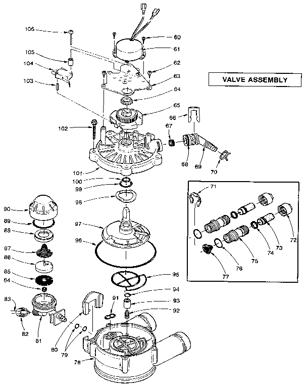 Kenmore 6253487004 valve assembly diagram