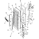 Kenmore 2539218782 door diagram
