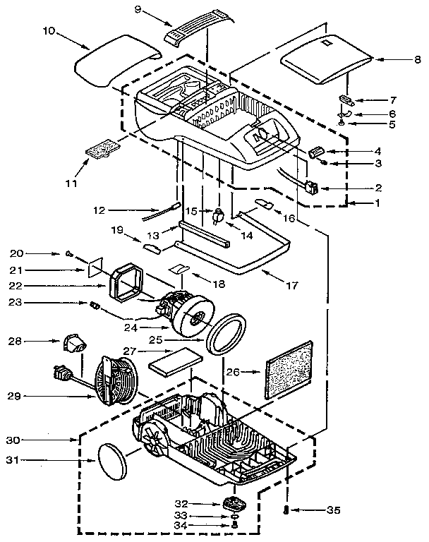Kenmore 86021743 unit parts diagram