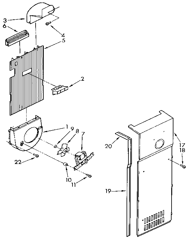 Kenmore 1069515782 air flow diagram