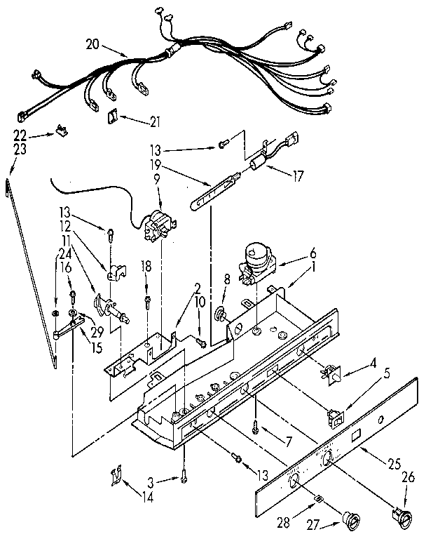 Kenmore 1069515782 control diagram
