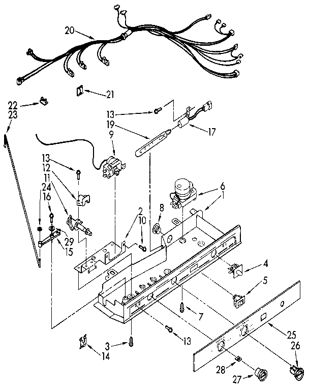 Kenmore 1069515511 control diagram