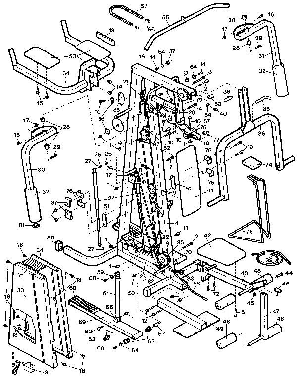 Lifestyler 831157023 unit parts diagram
