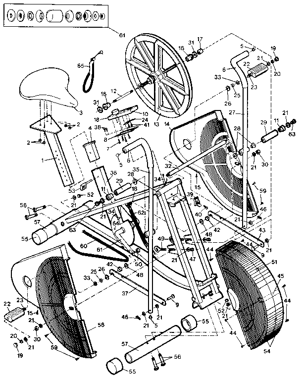 Proform PF411502 unit parts diagram