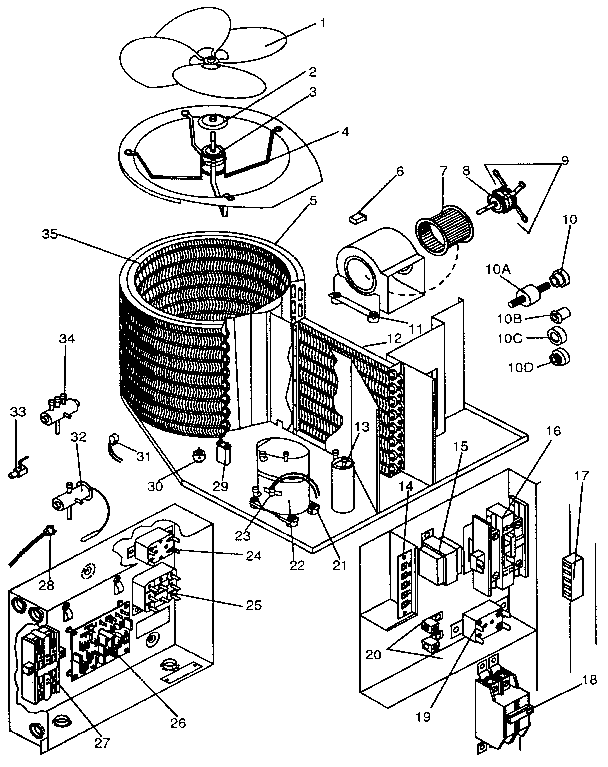 Kenmore 867804550 functional replacement parts diagram