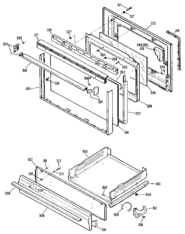 Kenmore 3627181192 door diagram