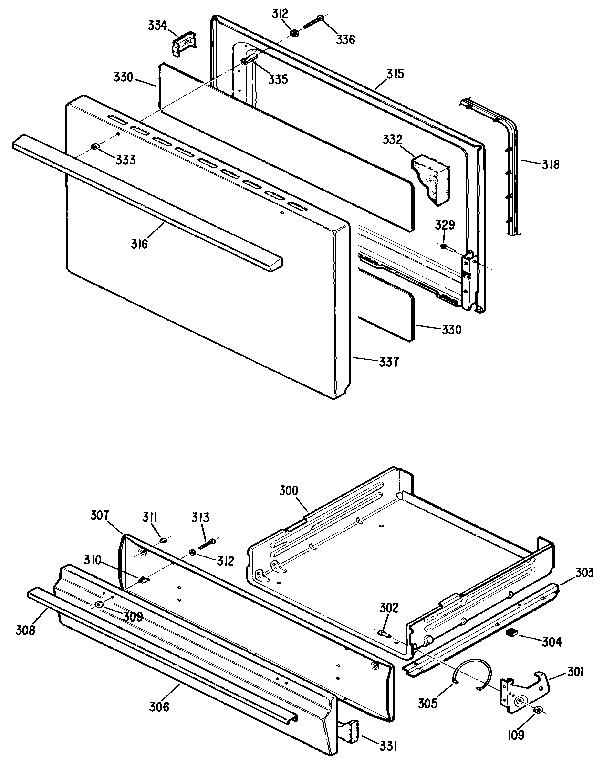 Kenmore 3626111192 door diagram