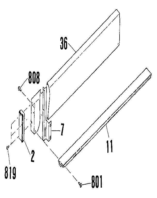 Kenmore 9114612190 opt 4" backsplash 8059091 diagram