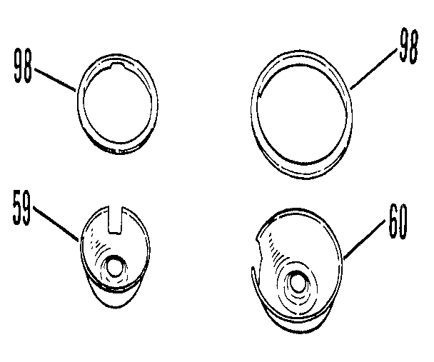 Kenmore 9114612190 opt porcelain pan & chrome ring kit no. 8068400 diagram