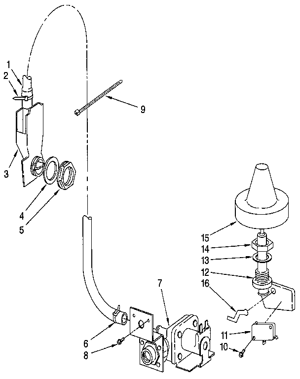 KitchenAid KUDS22HT0 fill and overfill diagram