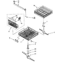 Whirlpool DU8500XX2 dishrack diagram