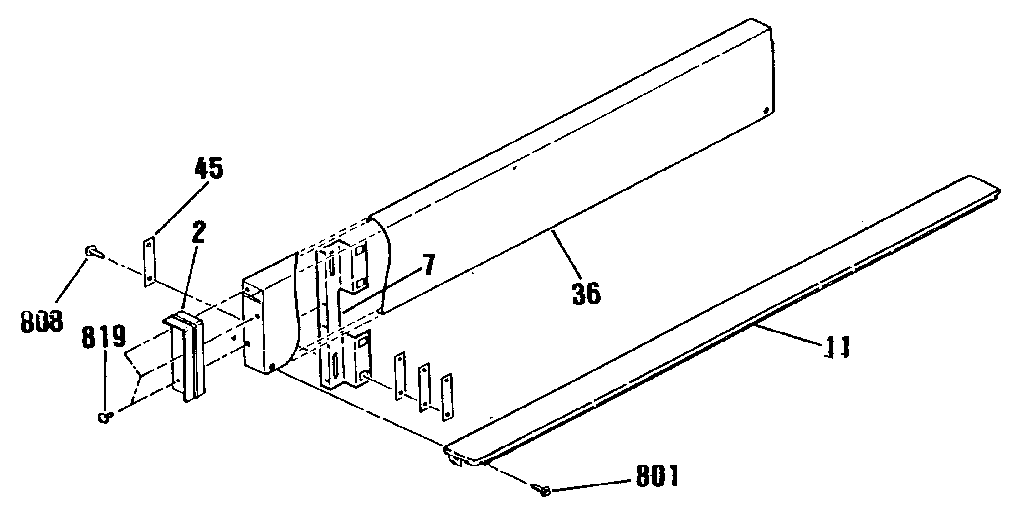 Kenmore 9113632090 optional 4" backsplash 8059090 diagram