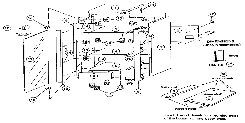 Panasonic SH-KS53 replacement parts diagram