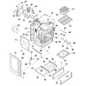 Kenmore 9113652090 oven body section diagram