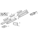 Craftsman 13953914SRT rail assembly diagram