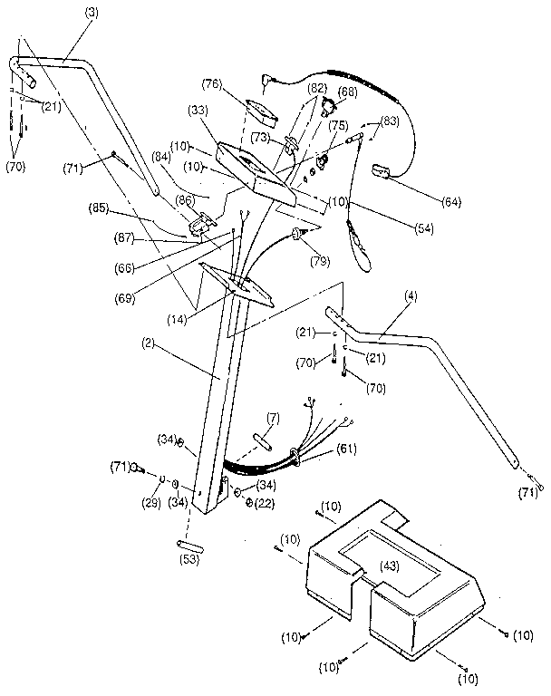 Lifestyler 29770 console assembly diagram