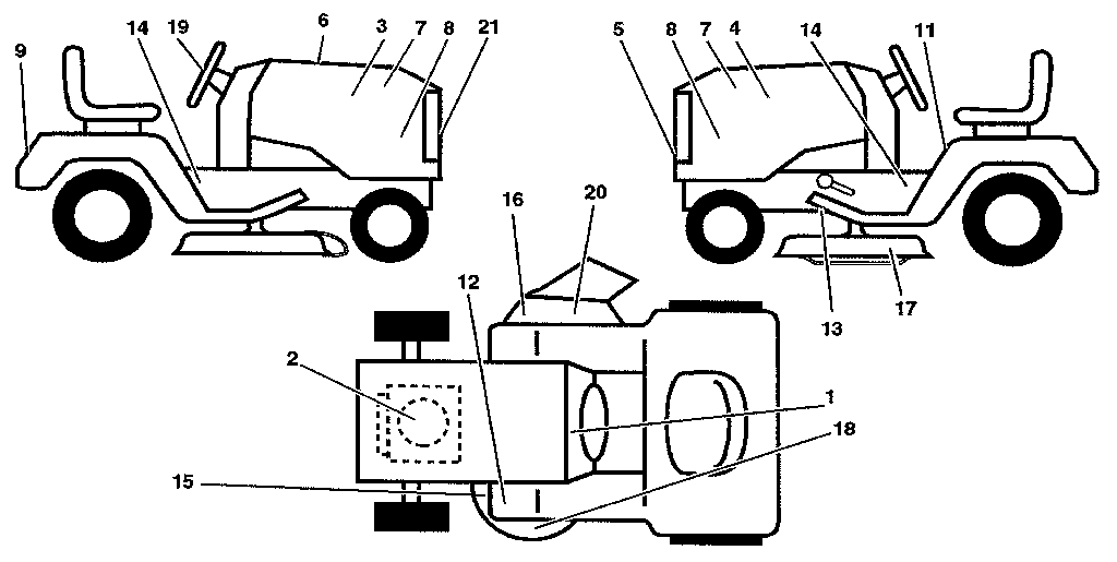 Craftsman 917255572 decals diagram