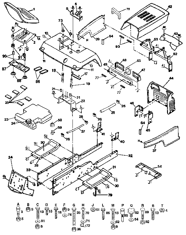Craftsman 9172559103 chassis and enclosures diagram