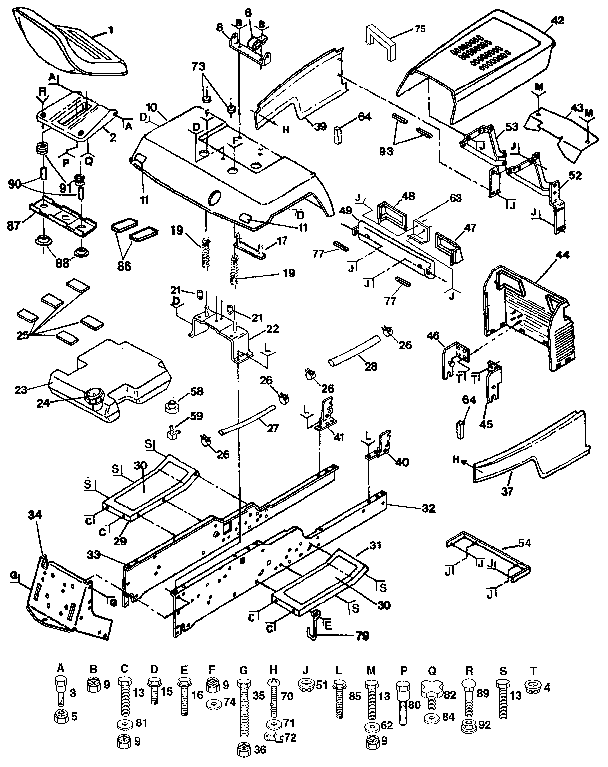 Craftsman 9172559102 chassis and enclosures diagram