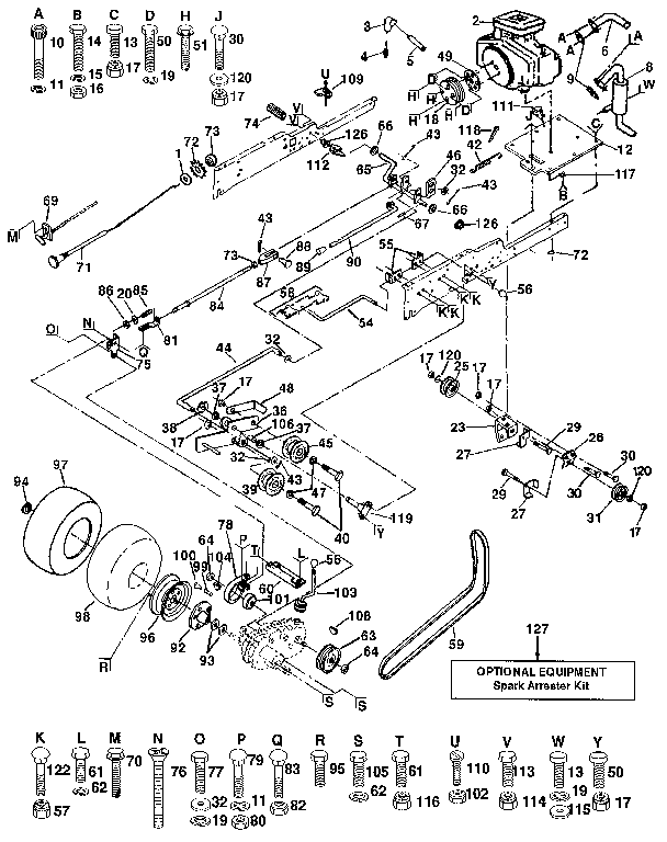 Craftsman 9172559102 drive diagram