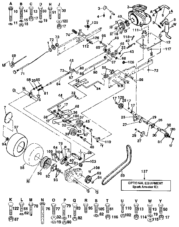 Craftsman 917250910 drive diagram