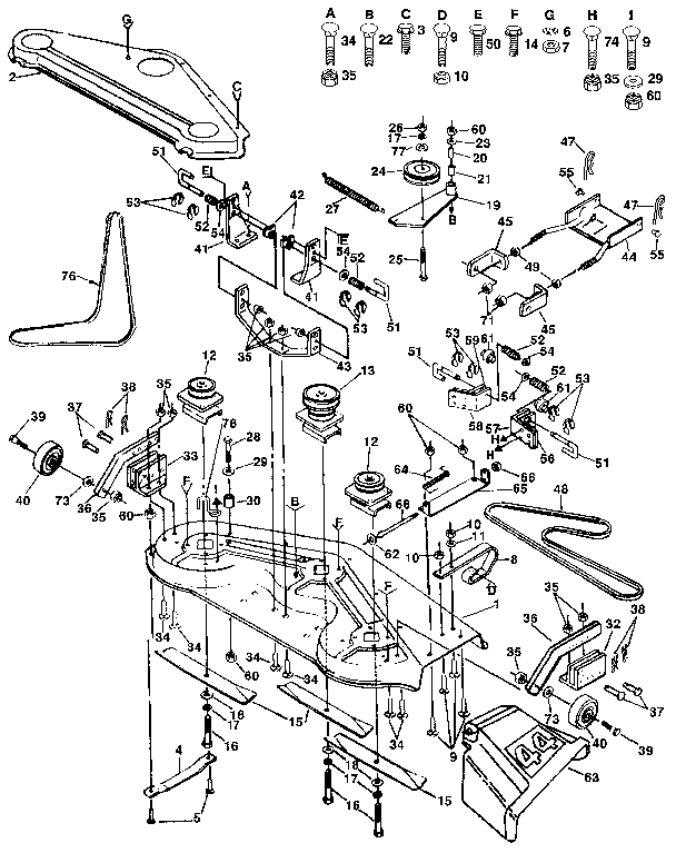 Craftsman 917250910 mower diagram
