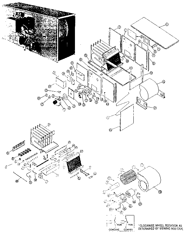 Rheem RGJA-07 functional replacement parts diagram