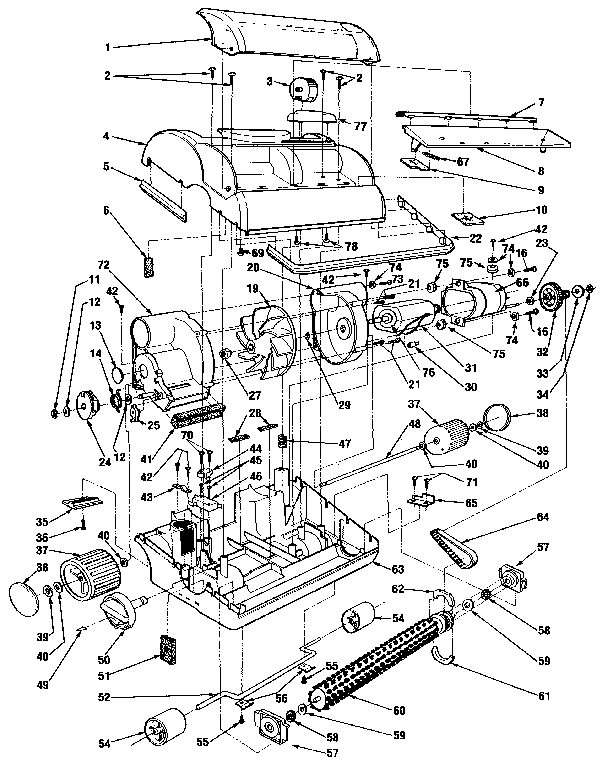 Kenmore 2048778480 figure "b" diagram