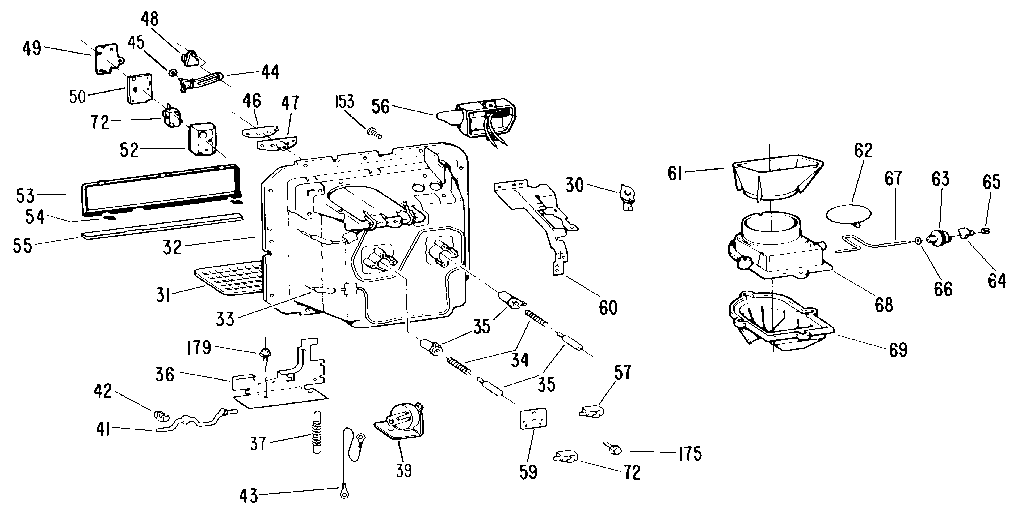 Kenmore 3639527711 dispenser diagram
